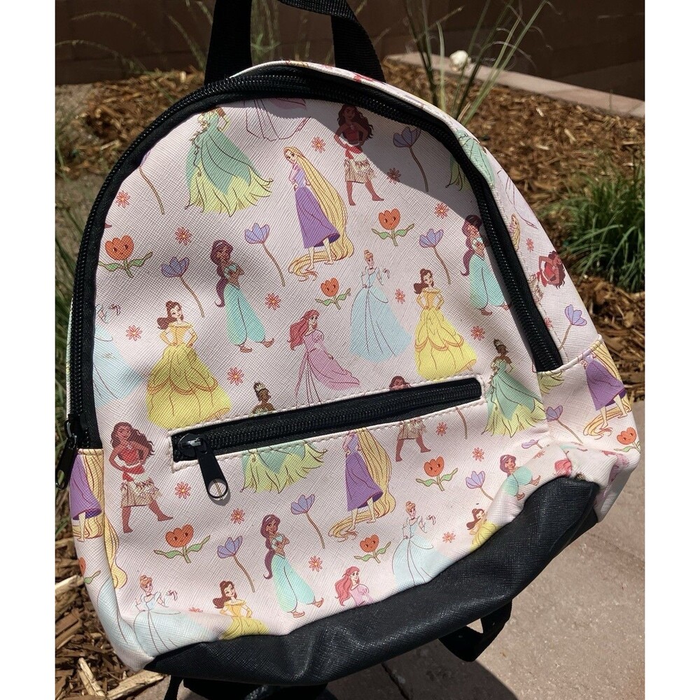 Bioworld Disney Princesses Mini Backpack Adjustable Straps Belle Jasmine
